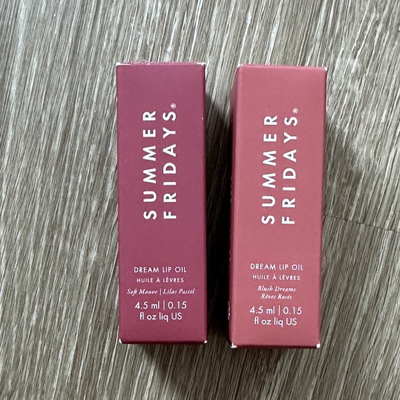 NEW Summer Fridays Dream Lip Oil - Soft Mauve & Blush Dream - Picture 1 of 1
